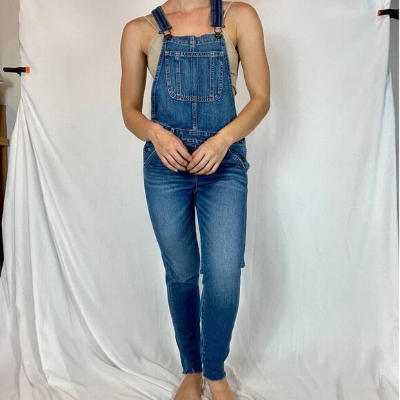 Abercrombie & Fitch overalls Medium Wash Skinny jeans Denim size S - Picture 1 of 6